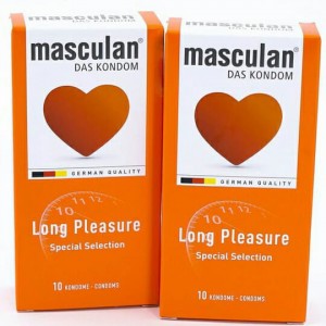 BAO CAO SU MASCULAN LONG PLEASURE 5 TRONG 1 CHỐNG XUẤT TINH SỚM (HỘP 10 CHIẾC)