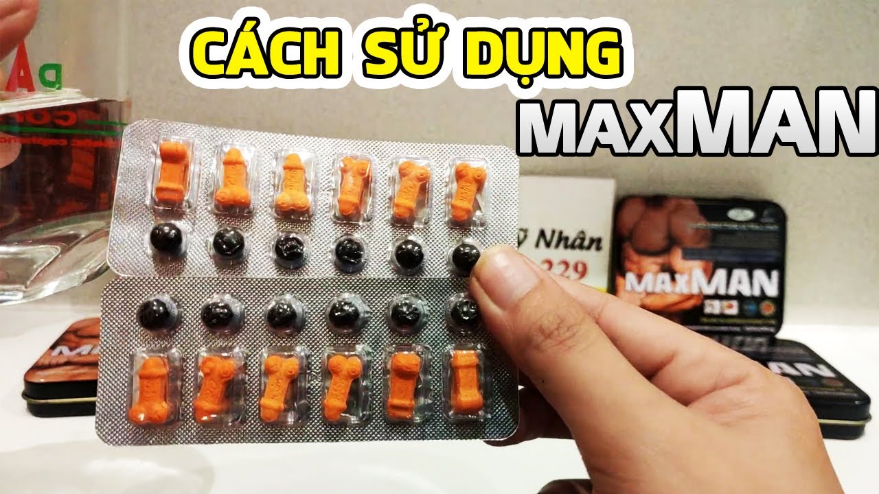 Thuốc Maxman 260mg hình dương vật